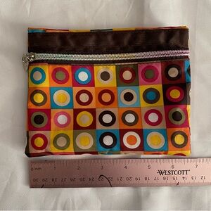 Lesportsac Multicolor Circle Pattern Cosmetic Bag